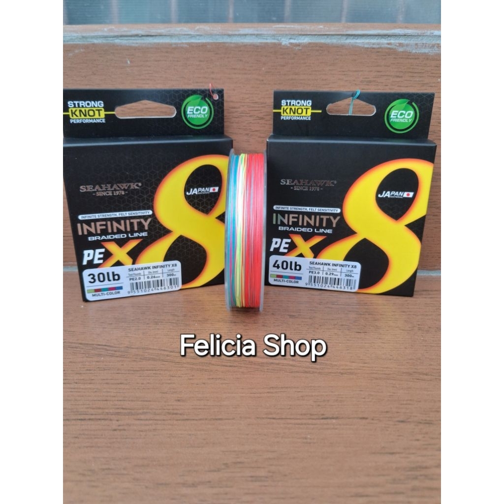 SENAR PANCING PE SEAHAWK INFINITY X8 300 500 METER SENAR PANCING LAUT