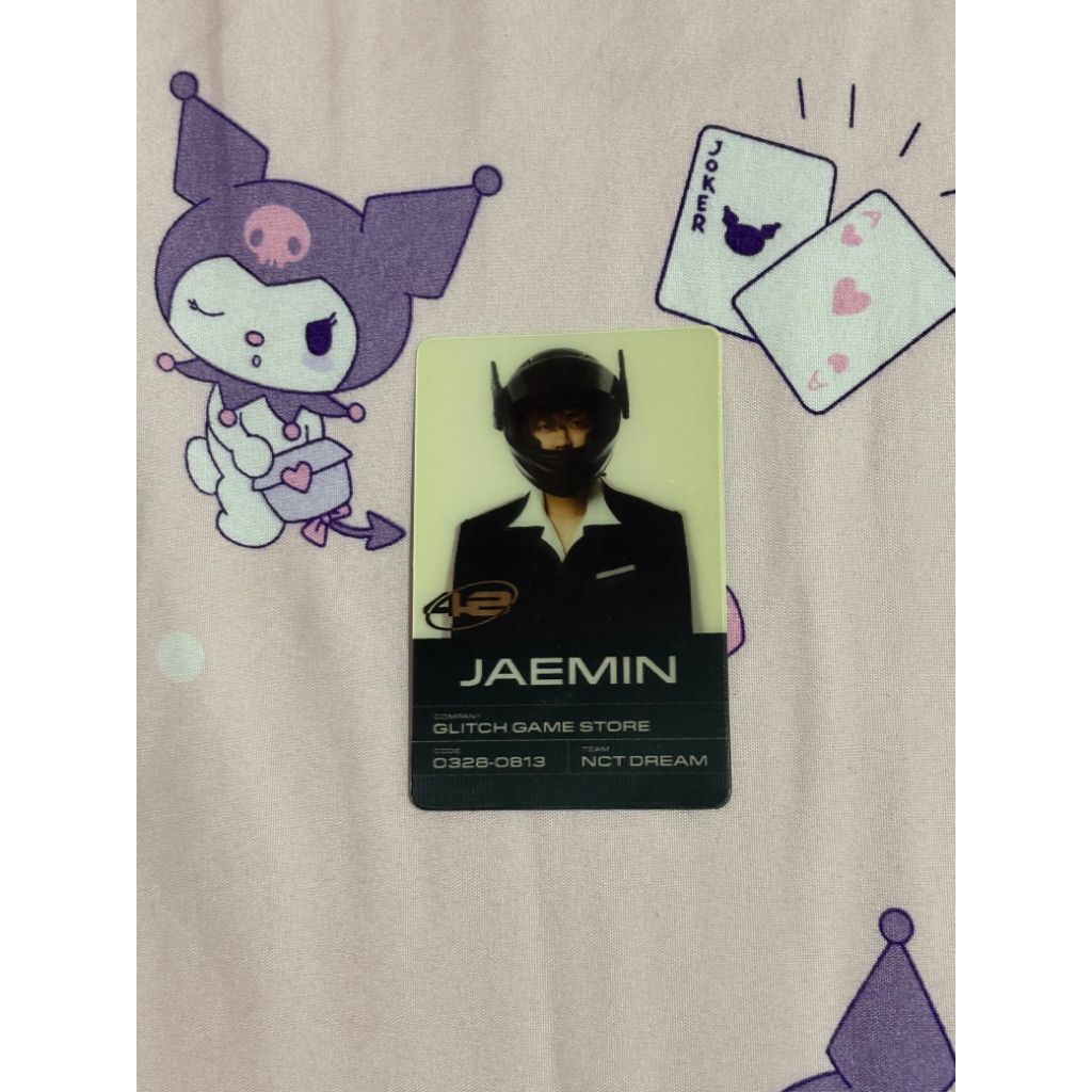 PHOTOCARD JAEMIN NCT DREAM - GLITCH MODE