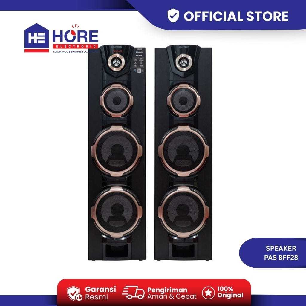 SPEAKER POLYTRON PAS 8FF28 / POLYTRON BLUETOOTH SPEAKER AKTIF KARAOKE PAS 8FF28 [8 INCH]