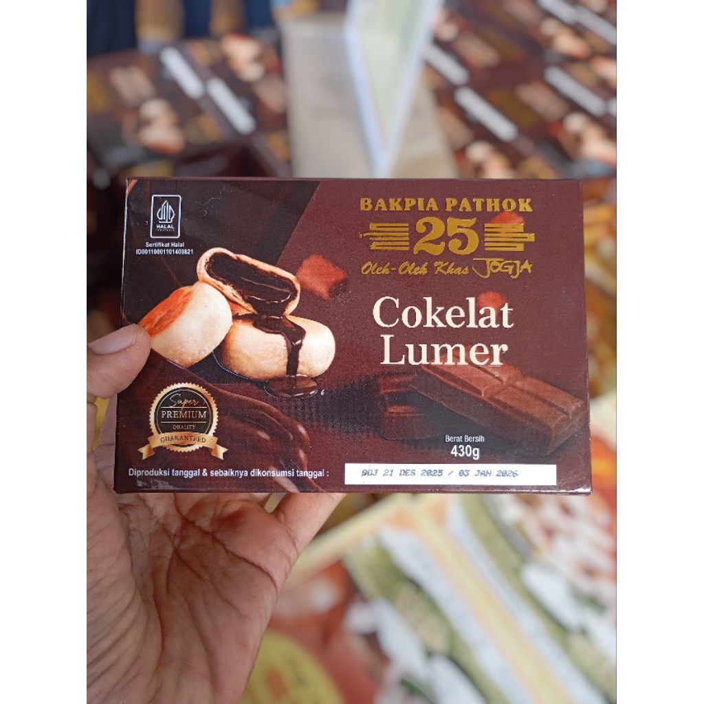 BAKPIA PATHOK 25 ASLI JOGJA COKLAT LUMER - FREE VACCUM