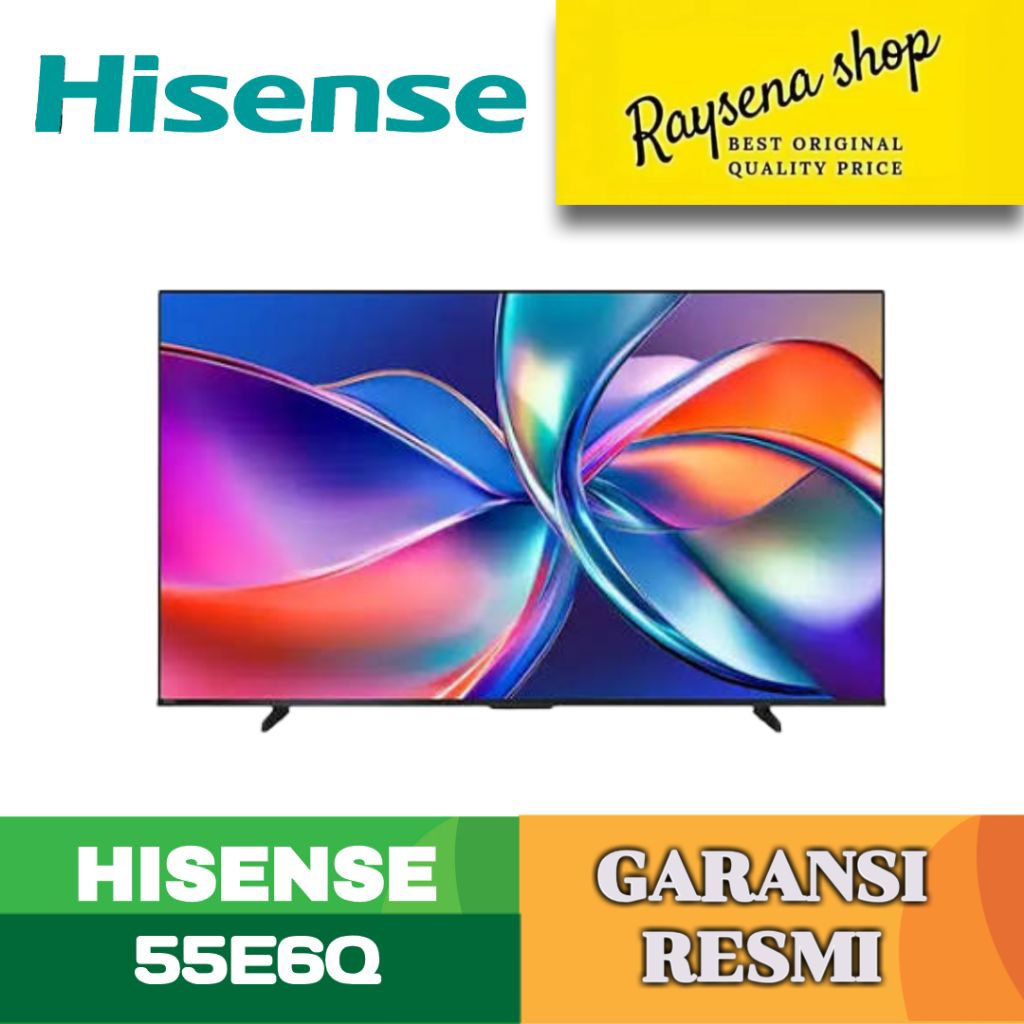 HISENSE 55E6Q 4K SMART
TV OS VIDAA 55 inch 2025 Series