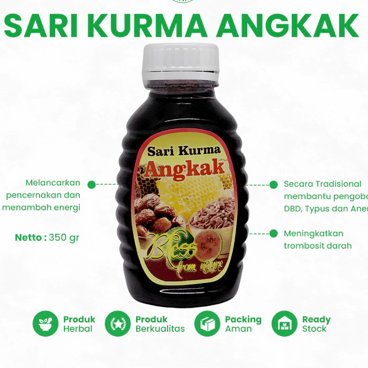 Sari Kurma Angkak Blees - Sari Kurma Angkak Bless Jambu - Sari Kurma - Sari Kurma Angkak Plus Jambu