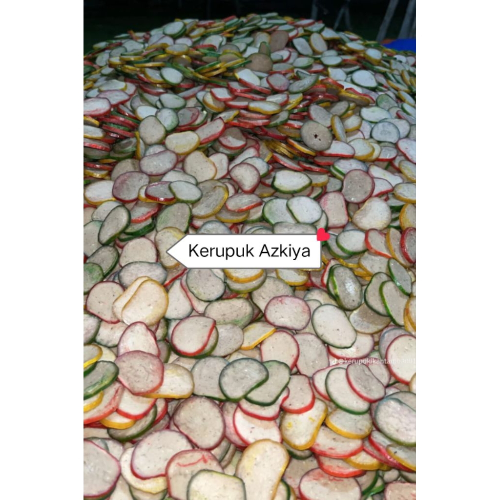 kerupuk ikan tamban size kecil khas tanjung Pinang