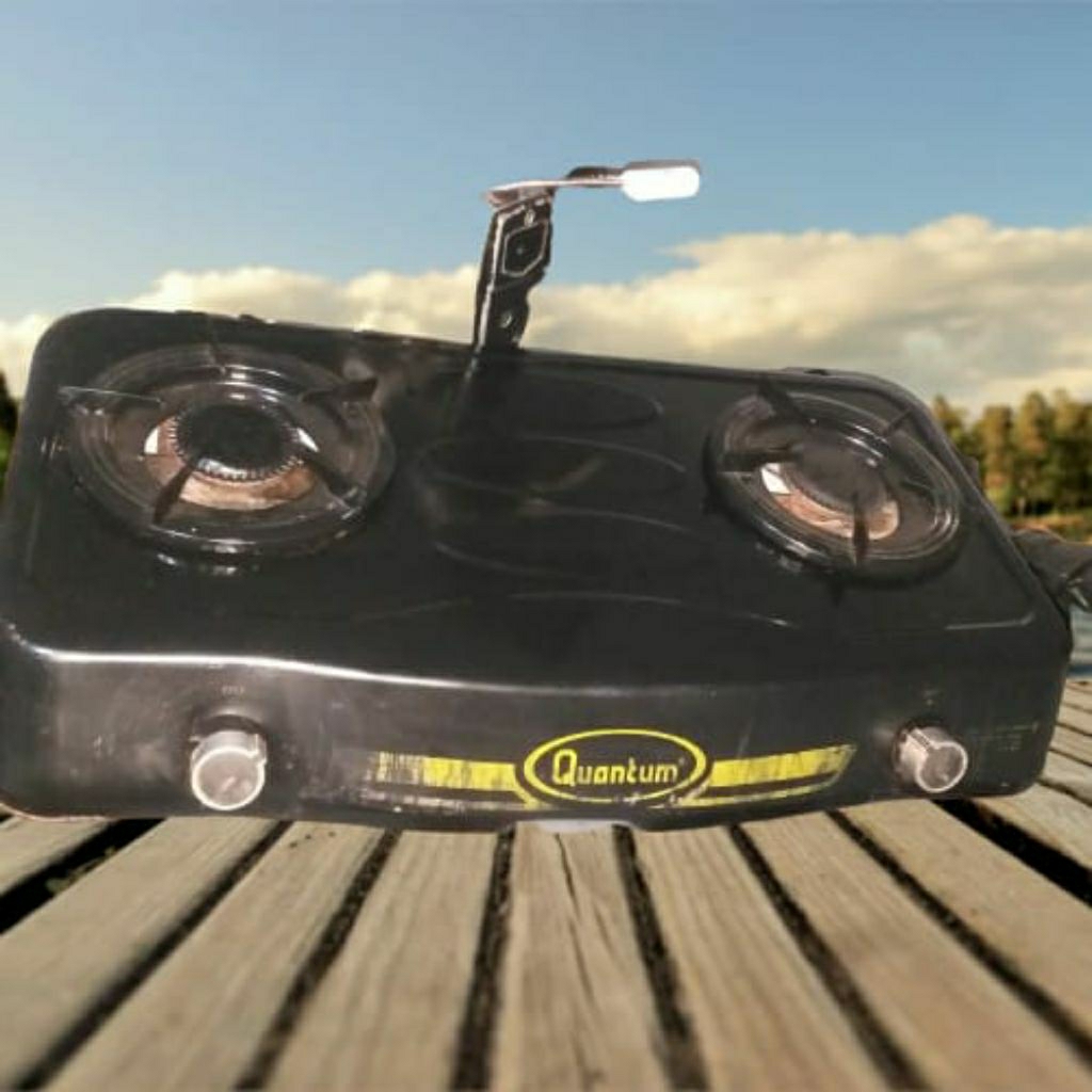 kompor quantum 2 tungku seken