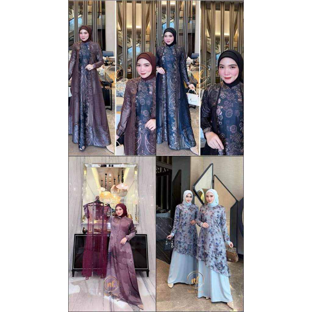 Vamella dan bilqis dres newLusy lebaran terbaru