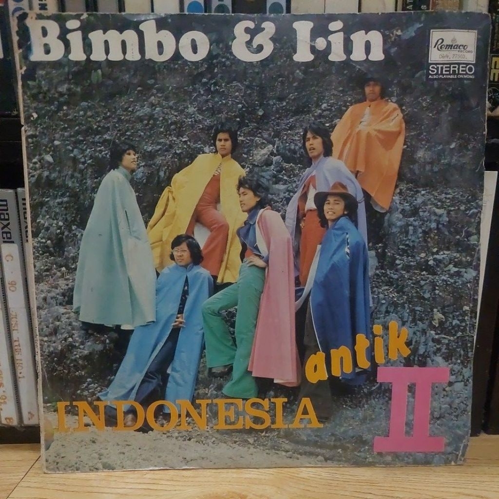 Vinyl Piringan Hitam Bimbo Indonesia Antik II
