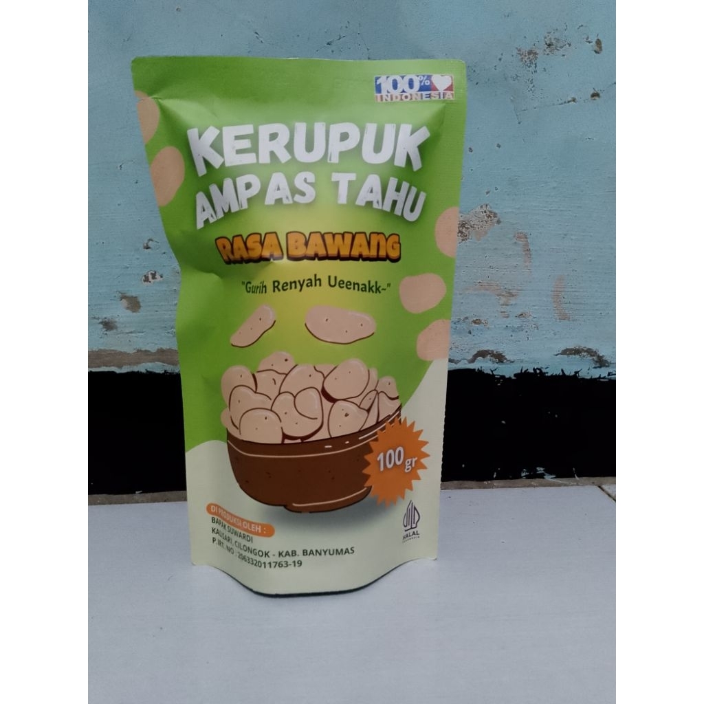 keripik ampas tahu