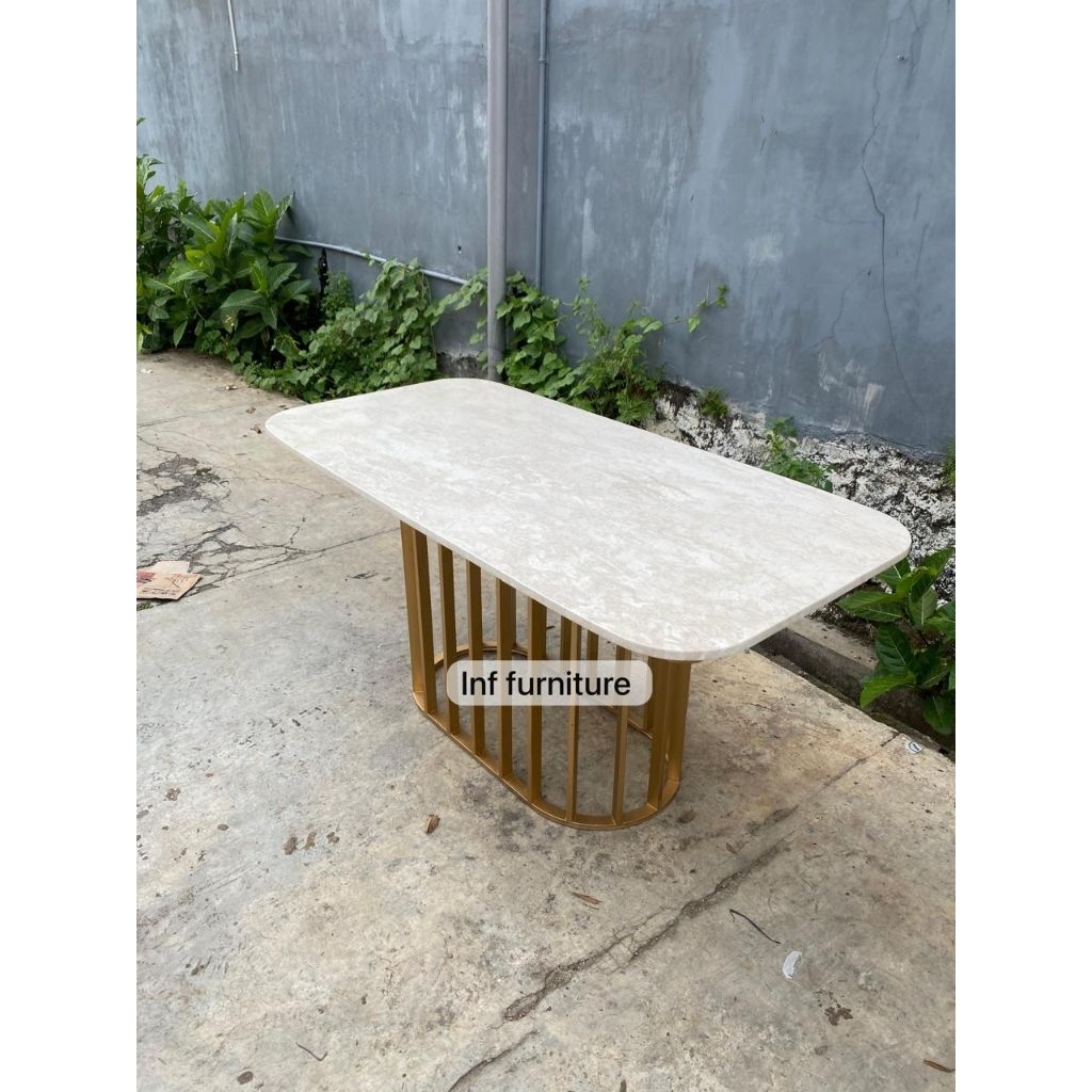 meja makan marmer asli meja makan minimalis marmer