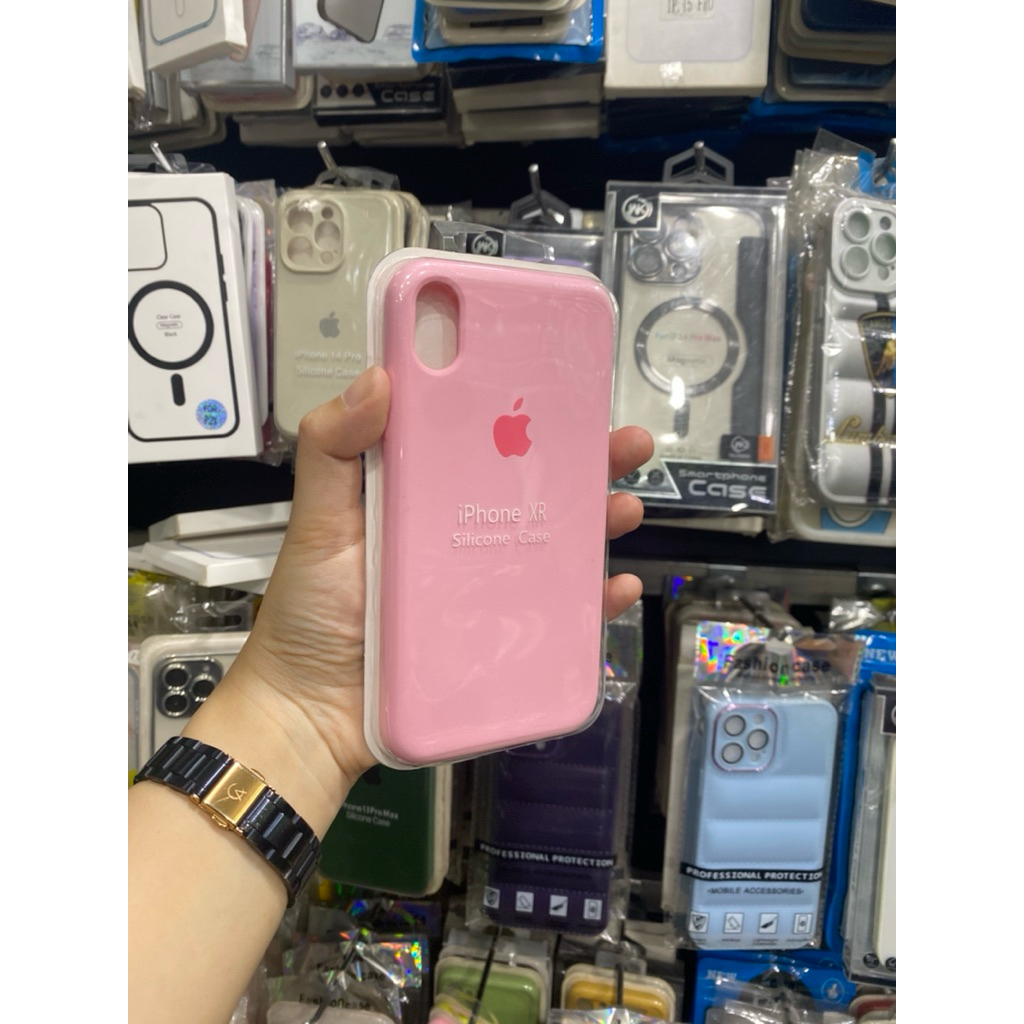 Case Anti Noda Premium Warna Silicon Full Cover Case For Iphone XR Case Bludru Magsafe Magnetic Logo