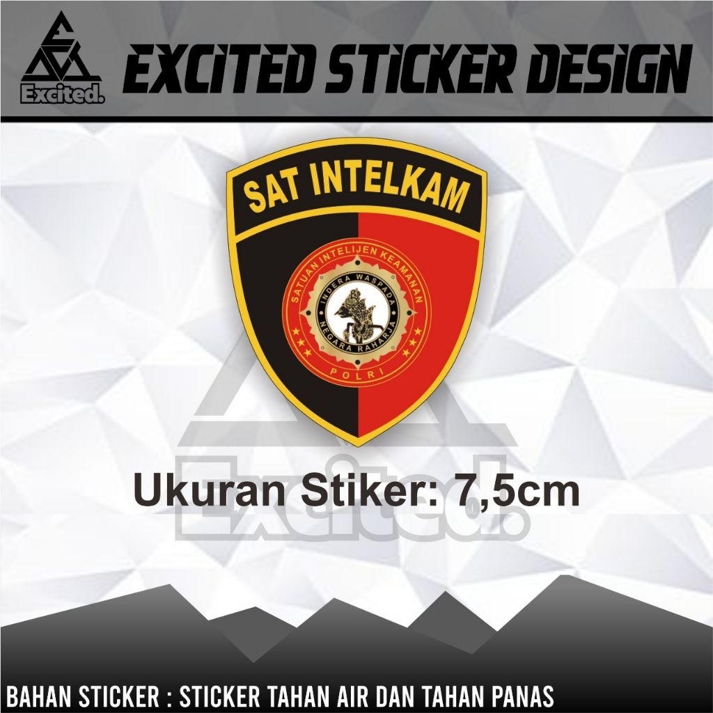 STIKER VINYL LOGO SAT INTELKAM