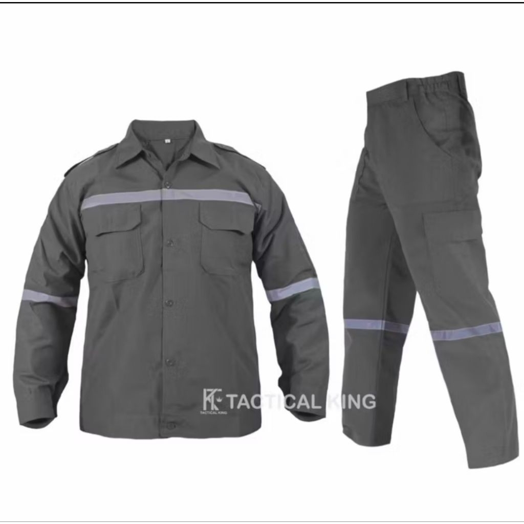 Wearpack Safety Setelan Katelpak Baju dan celana Seragam Kerja Proyek Terlengkap