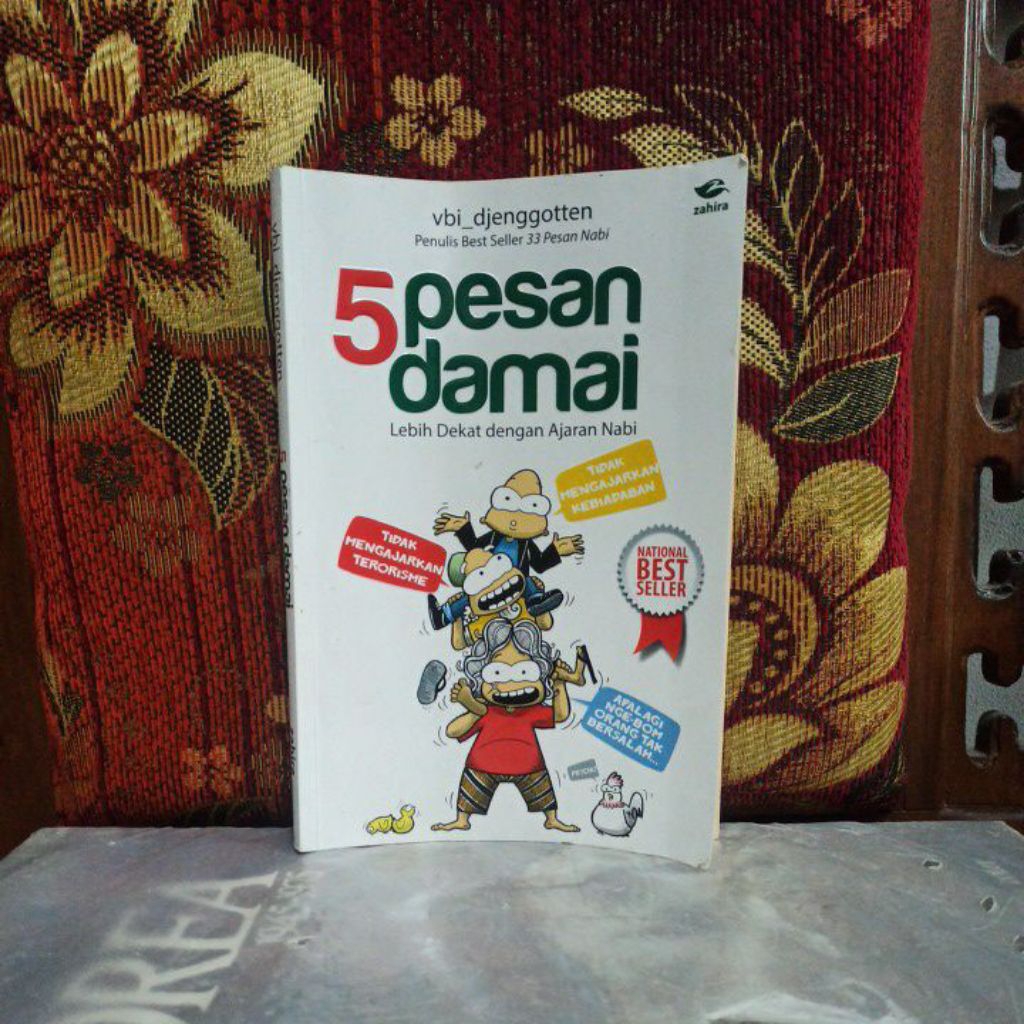 Buku Original  5 pesan damai vbi djenggotten bekas