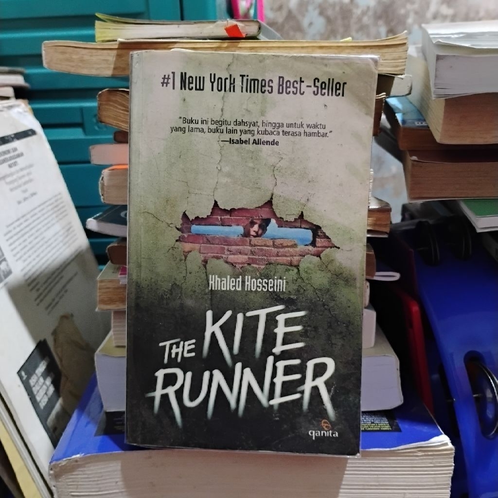 Preloved Novel The Kite Runner - Khaled Hosseini Bahasa Indonesia (Original, Qanita 2006)