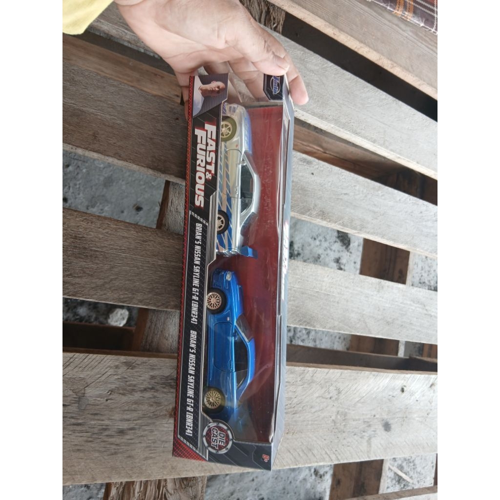 Jada fast and furious brian nissan skyline r34