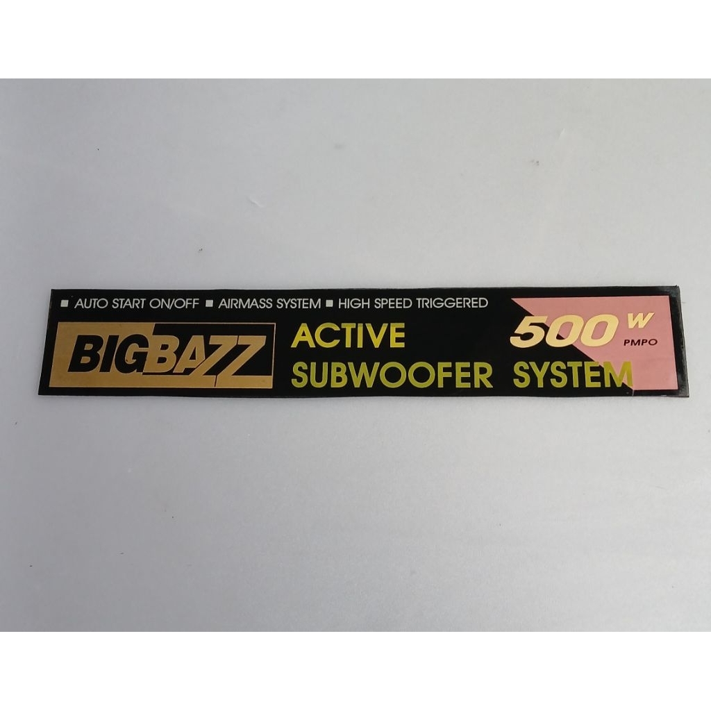 STIKER SUBWOOFER POLYTRON PSW500 REBAH ORI