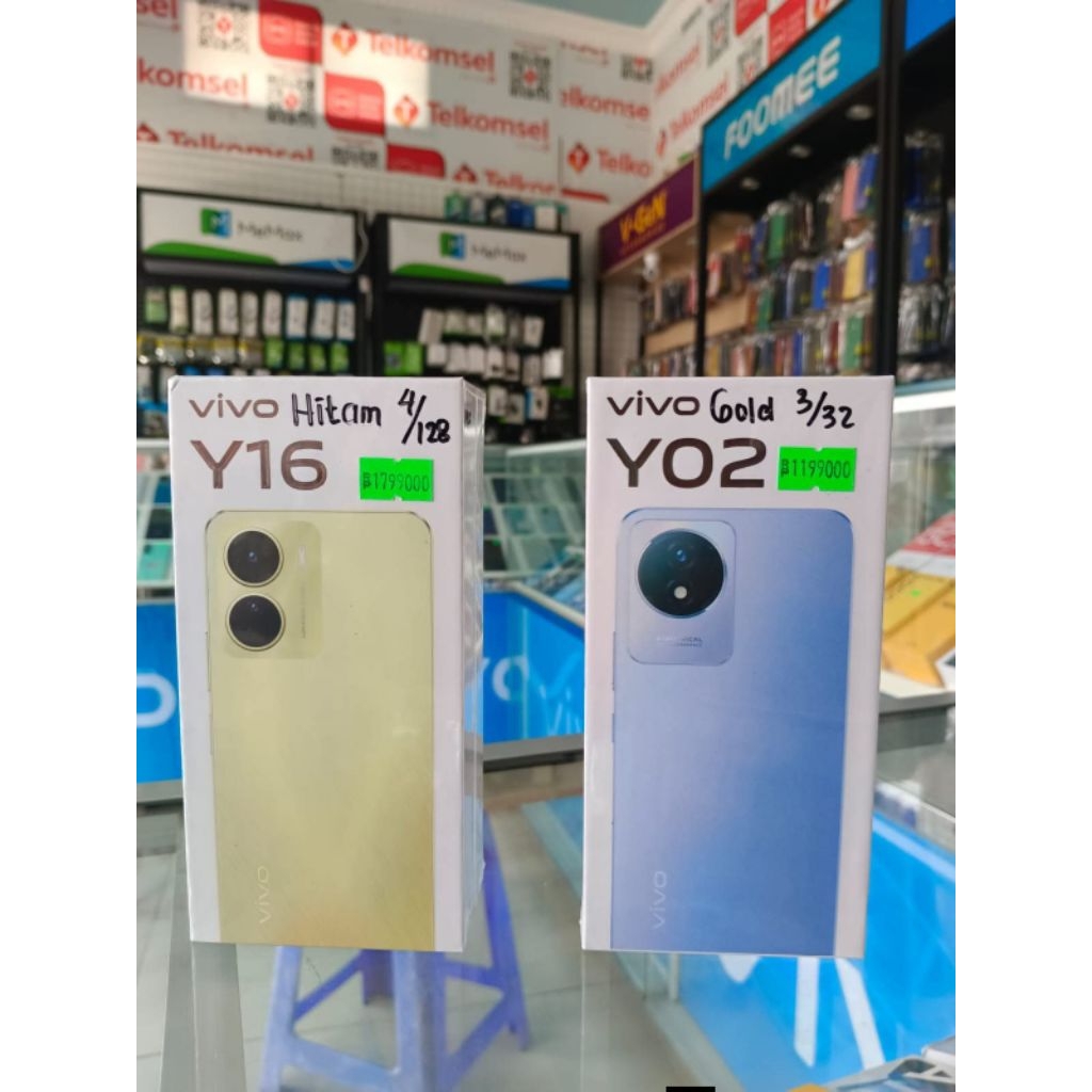 VIVO Y16 Ram 4/128 || VIVO Y02 Ram 3/32