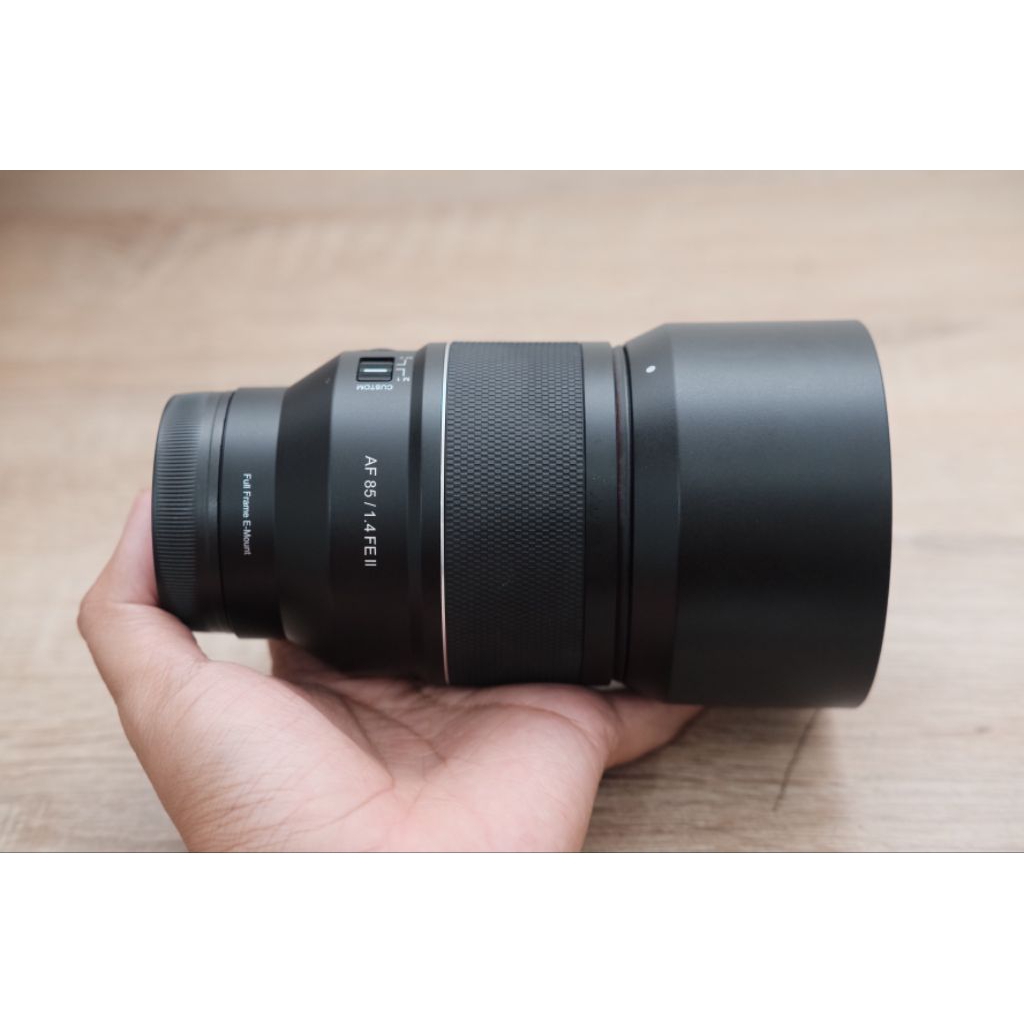 Samyang 85mm f1.4 II lensa kamera Sony Canon
