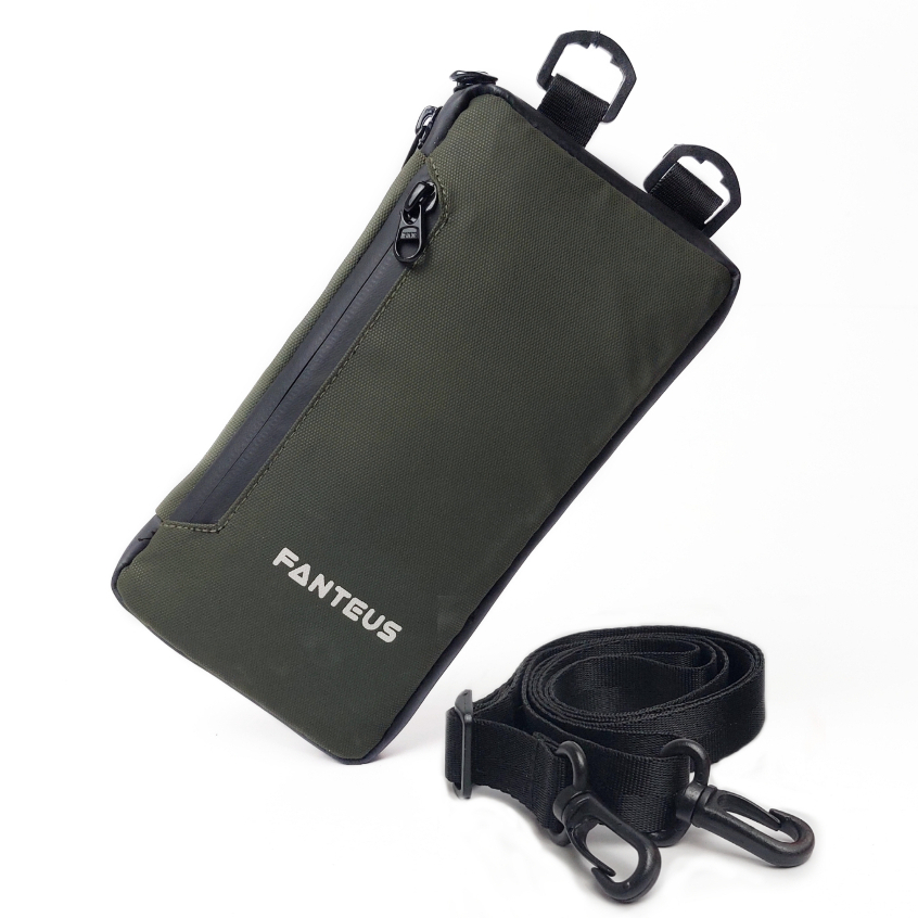 Fanteus Dompet Hp Kartu Dan uang Tas Selempang Mini Anti Air Wanita / Pria