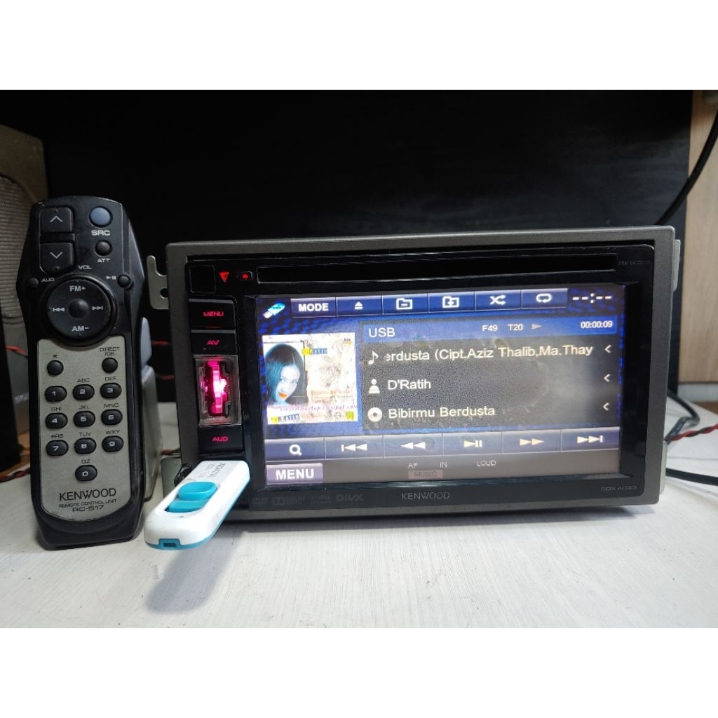 Kenwood DDX4033 DVD Usb Radio Rds Aux