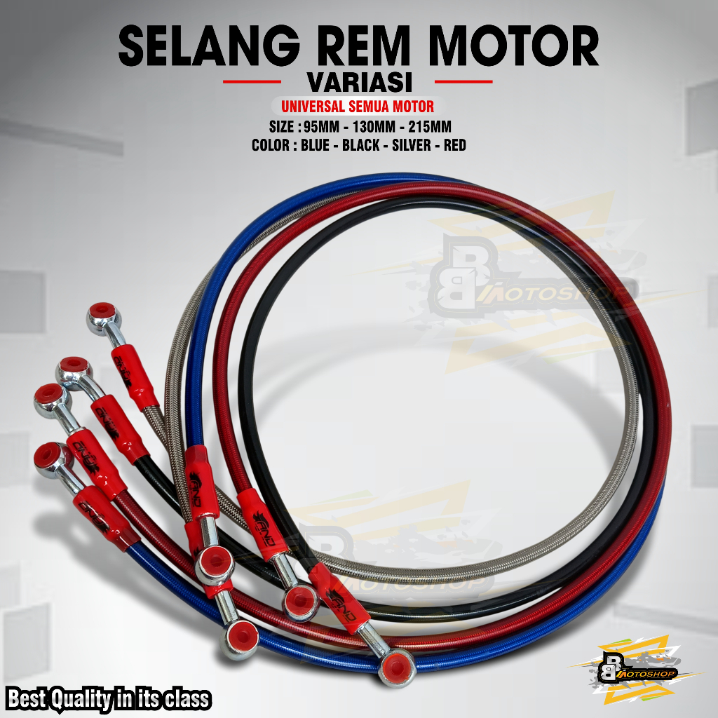 Selang Rem Depan Variasi Selang Rem Cakram Ukuran 60Cm,  90Cm dan 130CmTermurah COD