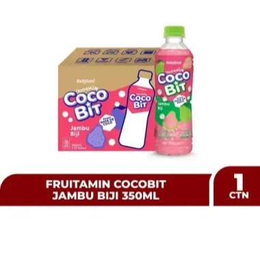 COCOBIT MINUMAN KELAPA RASA GUAVA 1 CTN 12 BOTOL