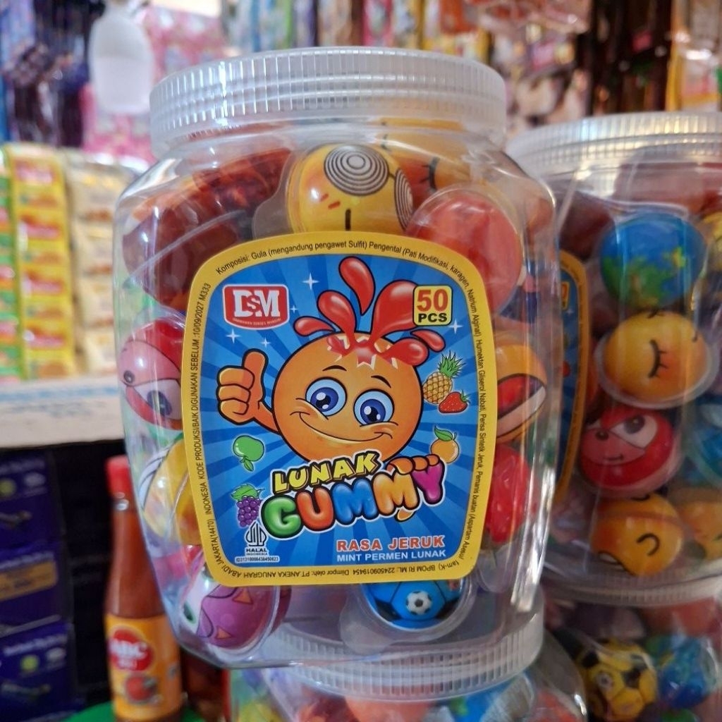 PERMEN KARET BOLA MATA isi 50 pcs