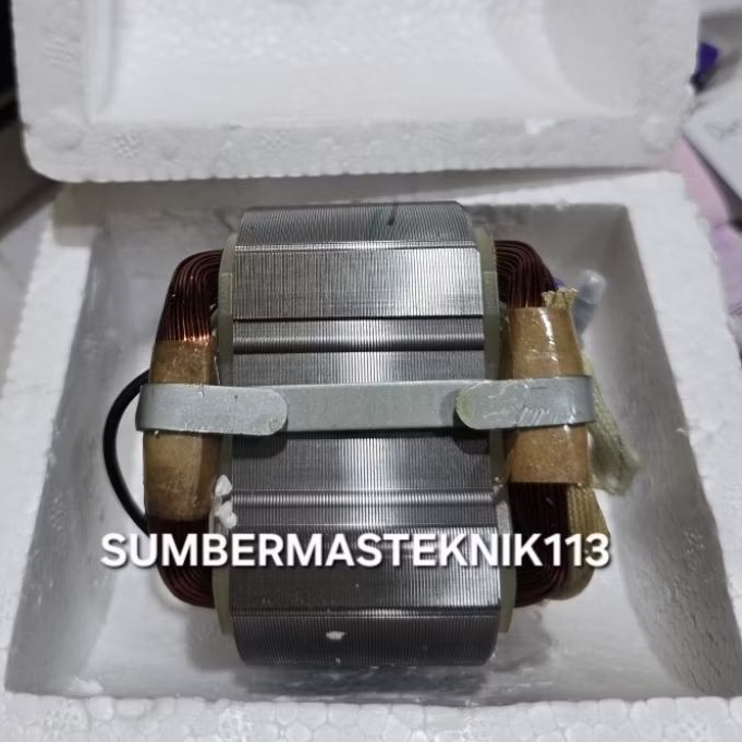 STATOR FUJIYAMA 9601 B BANTALAN RUMAH ANGKER MESIN ROUTER PROFIL BESAR FUJIYAMA 9601B DCA