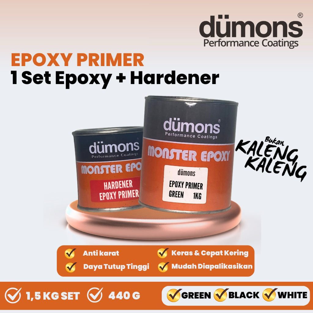 EPOXY PRIMER (+Anti Karat) 1 set Epoxy + Hardener