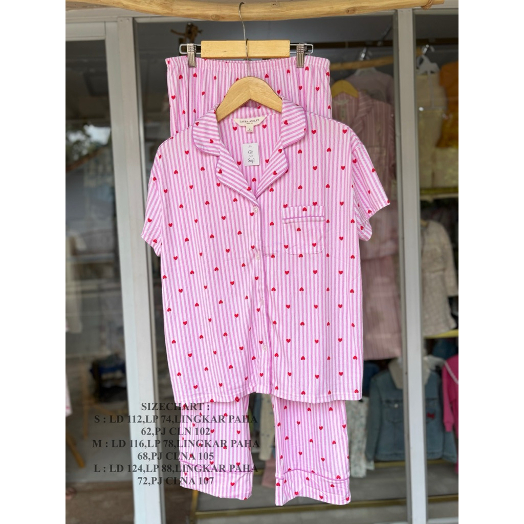 • BABYLURAIN • Piyama Dewasa Laura Ashley Premium Lembut