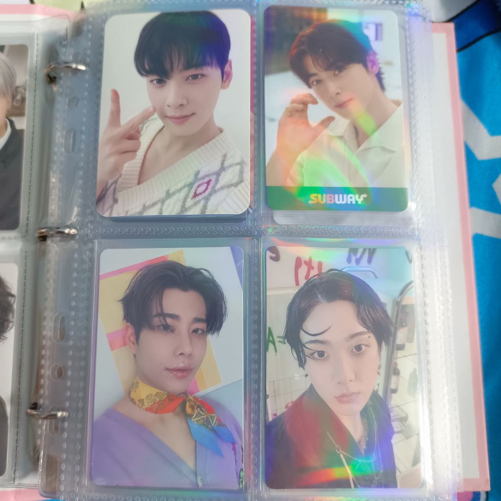 Astro official photocard Cha EunWoo Dicon Yoon Sanha incense