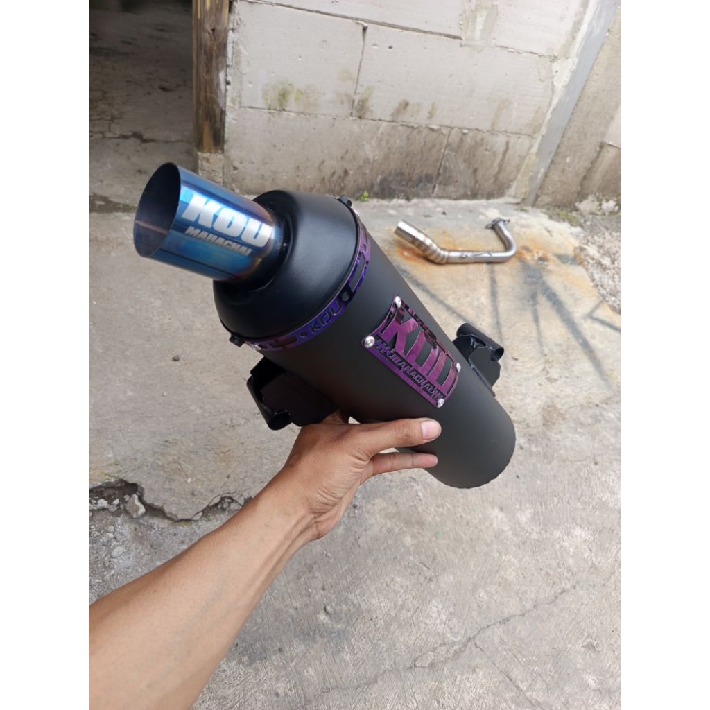 Silencer Saja Knalpot Standart Racing type KOU Inlet 32 Beat Vario Mio Nmax Pcx Aerox Stylo Original