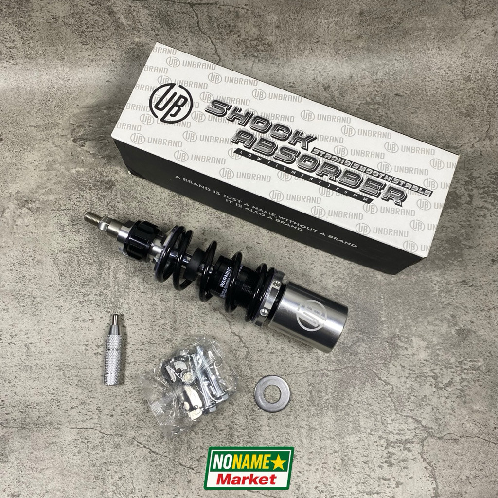 Shock Depan / Front ShocbreakerUnbrand 185MM Silver Low Fitment Vespa Matic Sprint Primaver S LX Ige