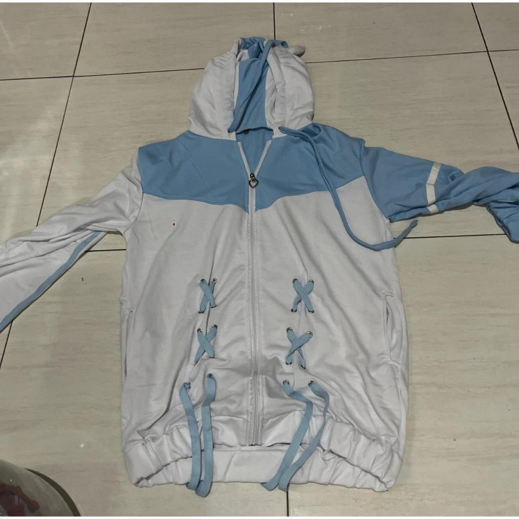 (REJECT SALE) HOODIE JACKET TENSHI KAWAII KEI HORN