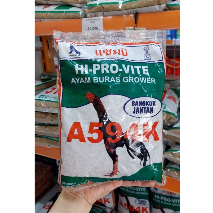 A594K / A 594 K / PAKAN AYAM HI PRO VITE / PAKAN AYAM BANGKOK / PUR VOER 1KG
