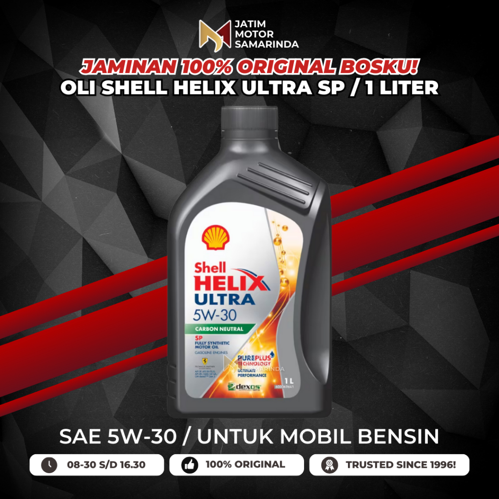 Oli Shell Helix Ultra SP SAE 5W-30 Untuk Mobil Bensin 1000 ML / 1 LT