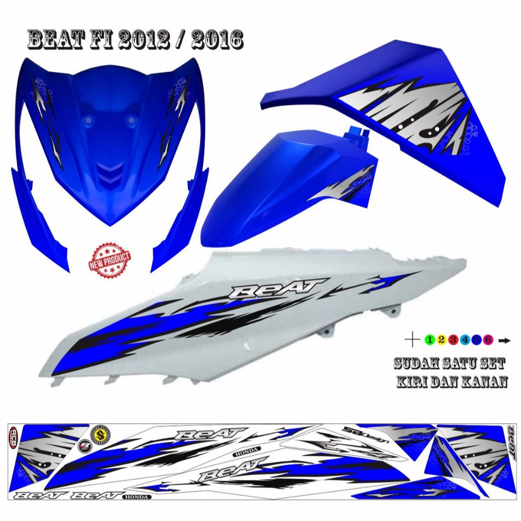 VARIASI BEAT FI STRIPING HONDA BEAT FI 2012-2015 BEAT FI VARIASI STRIPING