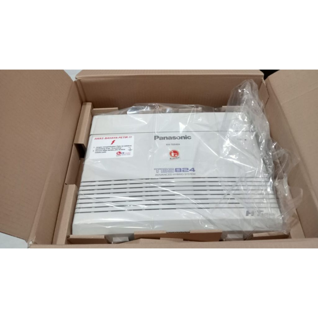 Pabx Panasonic KX-TES824+KX-T 7730  like new  seperti baru kondisi 97%+dus