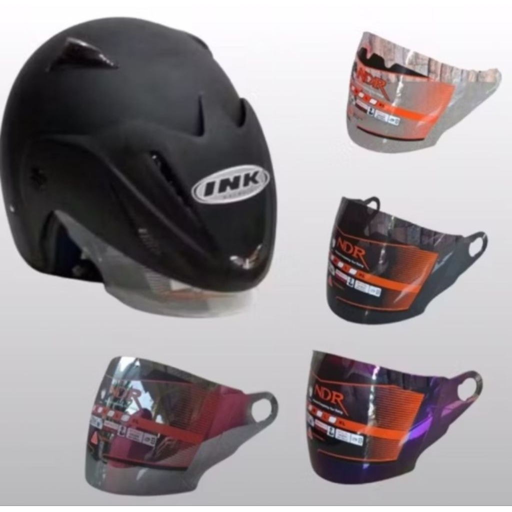 VISOR INK CX22, CX25, HONDA, KYT ROMEO SCORPION K2 VISION PULL WARNA