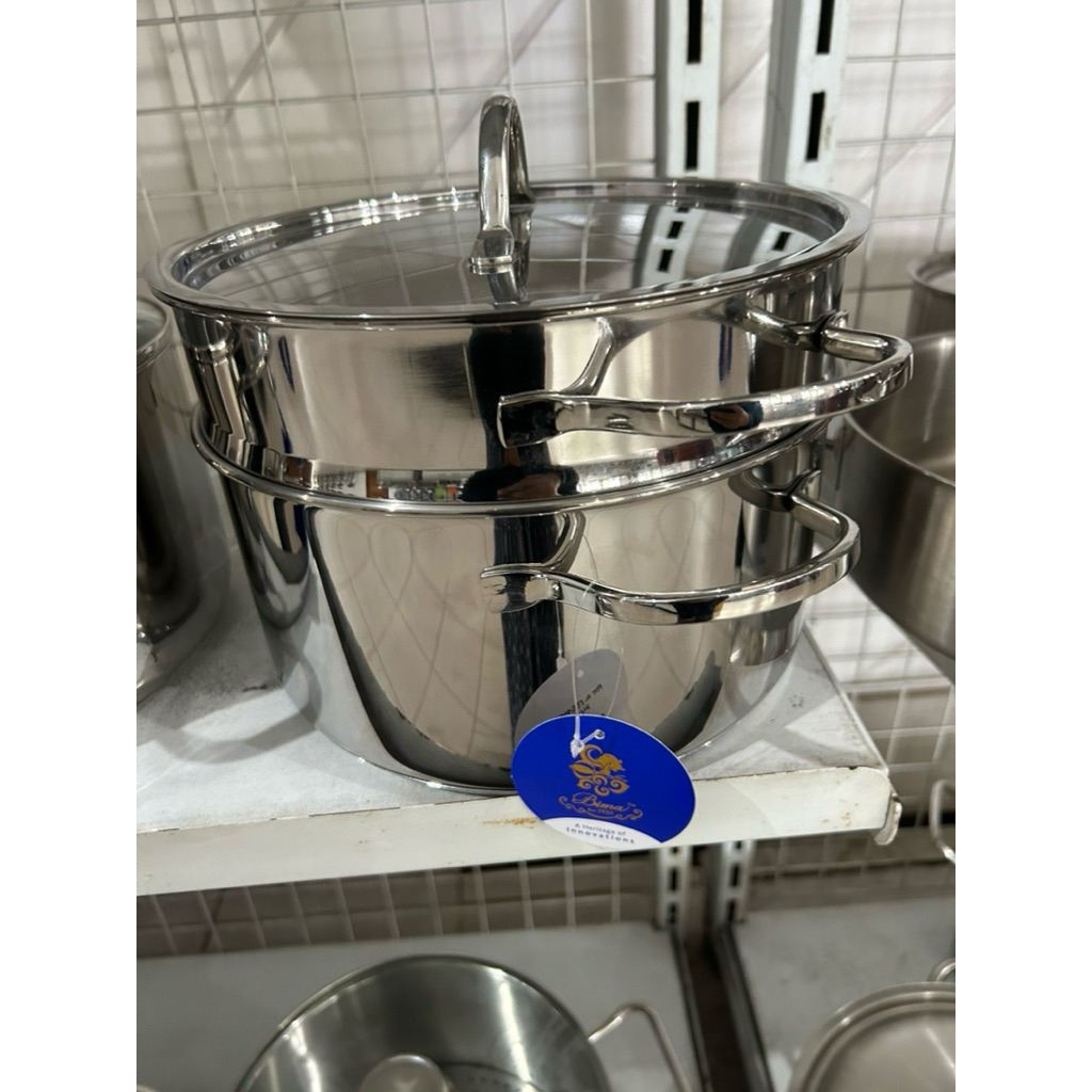 Kukusan steamer bima Stainless steel 24cm MPASI