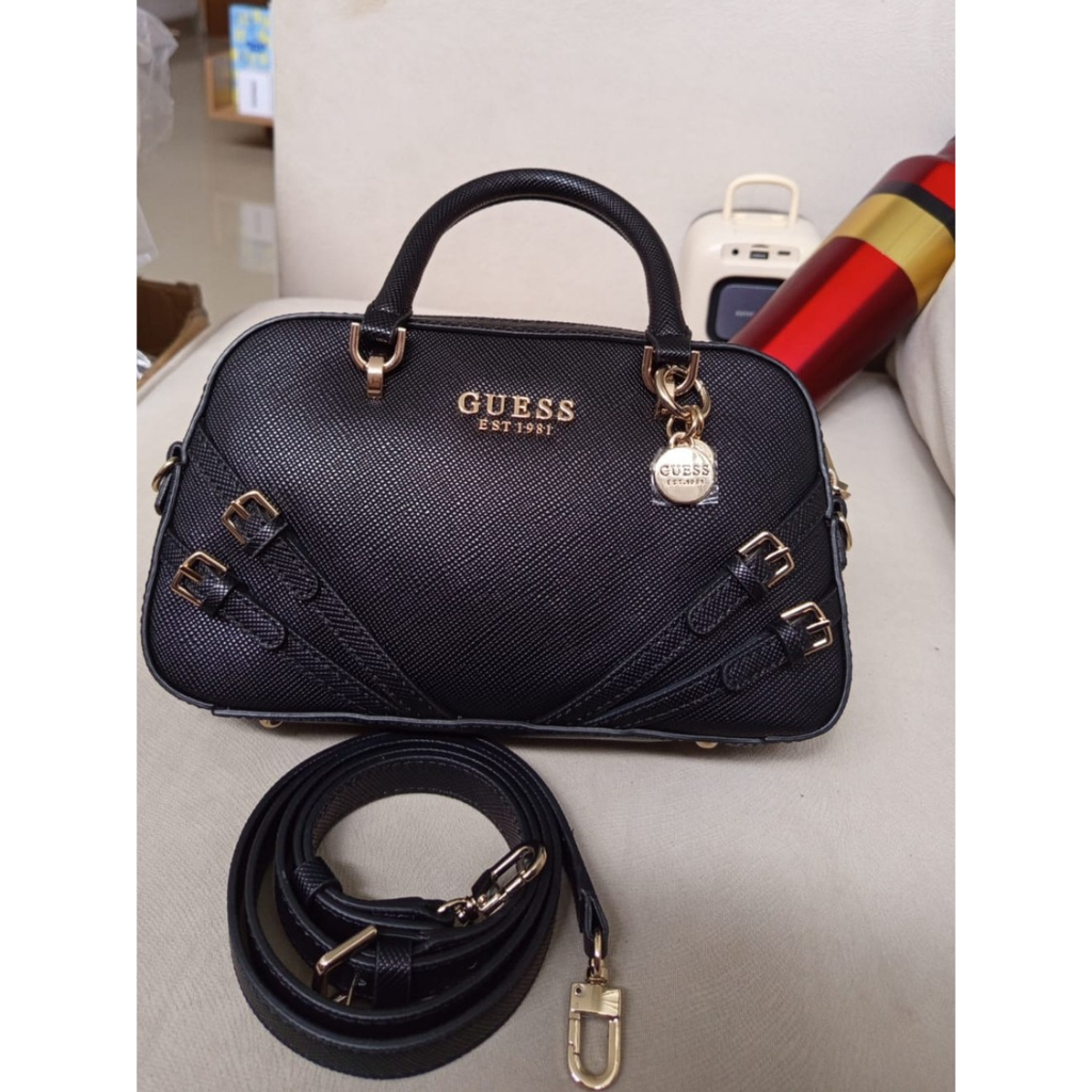BRAMINA SMALL SATCHEL - TAS GUESS ORIGINAL WANITA