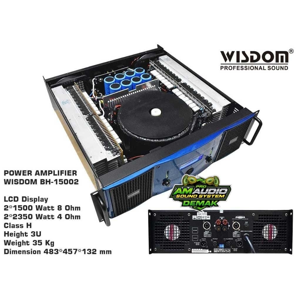POWER Amplifier WISDOM BH 15002