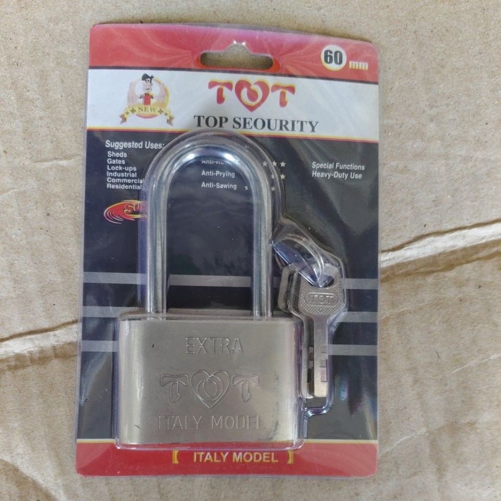 Gembok pagar rumah 60 mm panjang Gembok 60 mm leher panjang