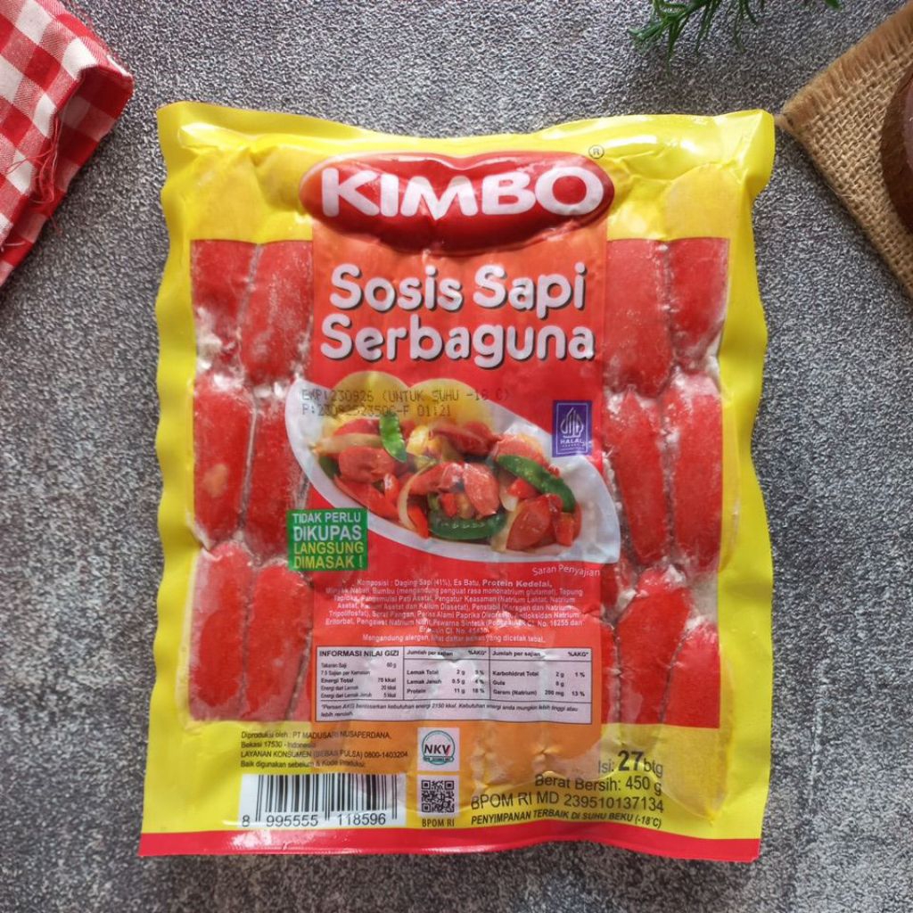 Kimbo sosis sapi serbaguna