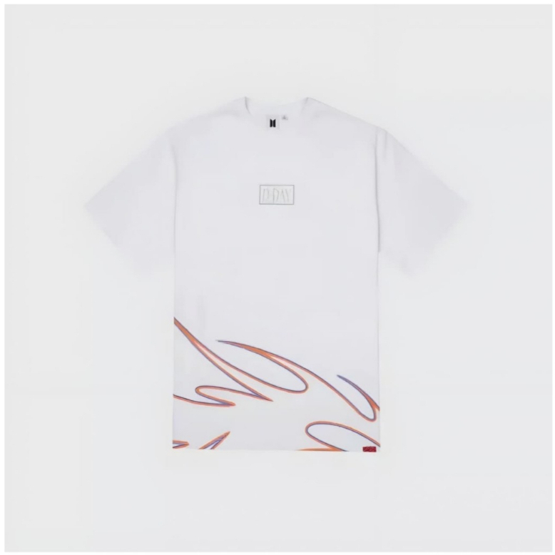 Official Merch Suga Agust D Tour D-DAY Oversized T-Shirt White - Size L