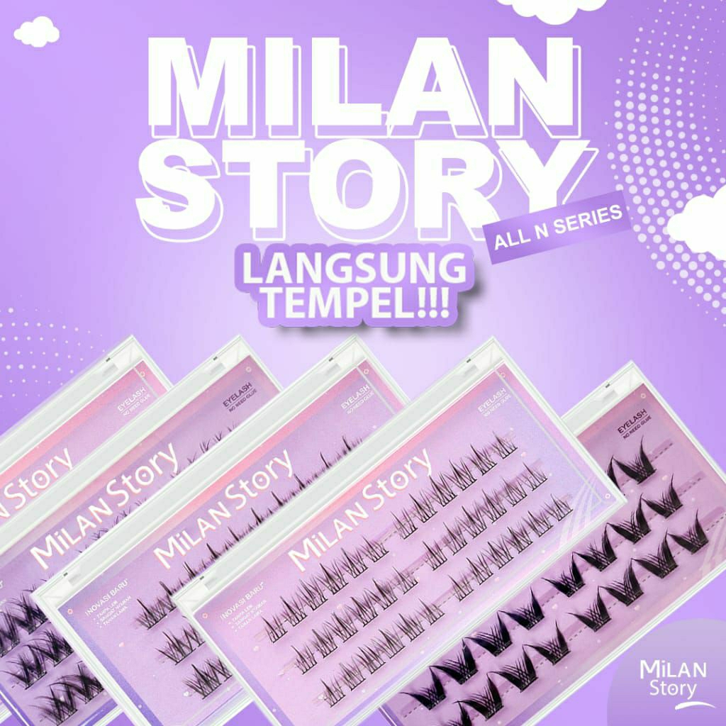 Milan Story Bulu Mata Tanpa Lem