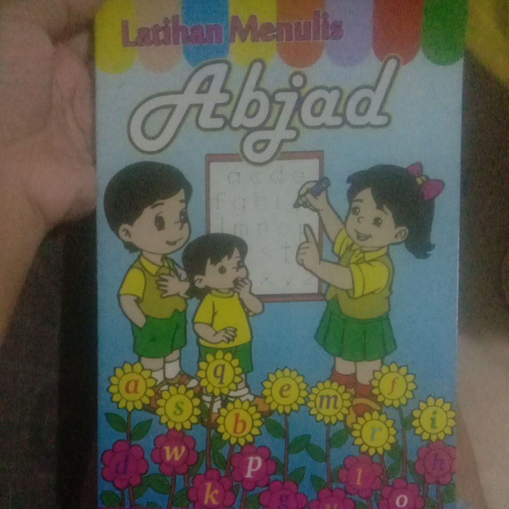 latihan menulis abjad anak paud TK buku