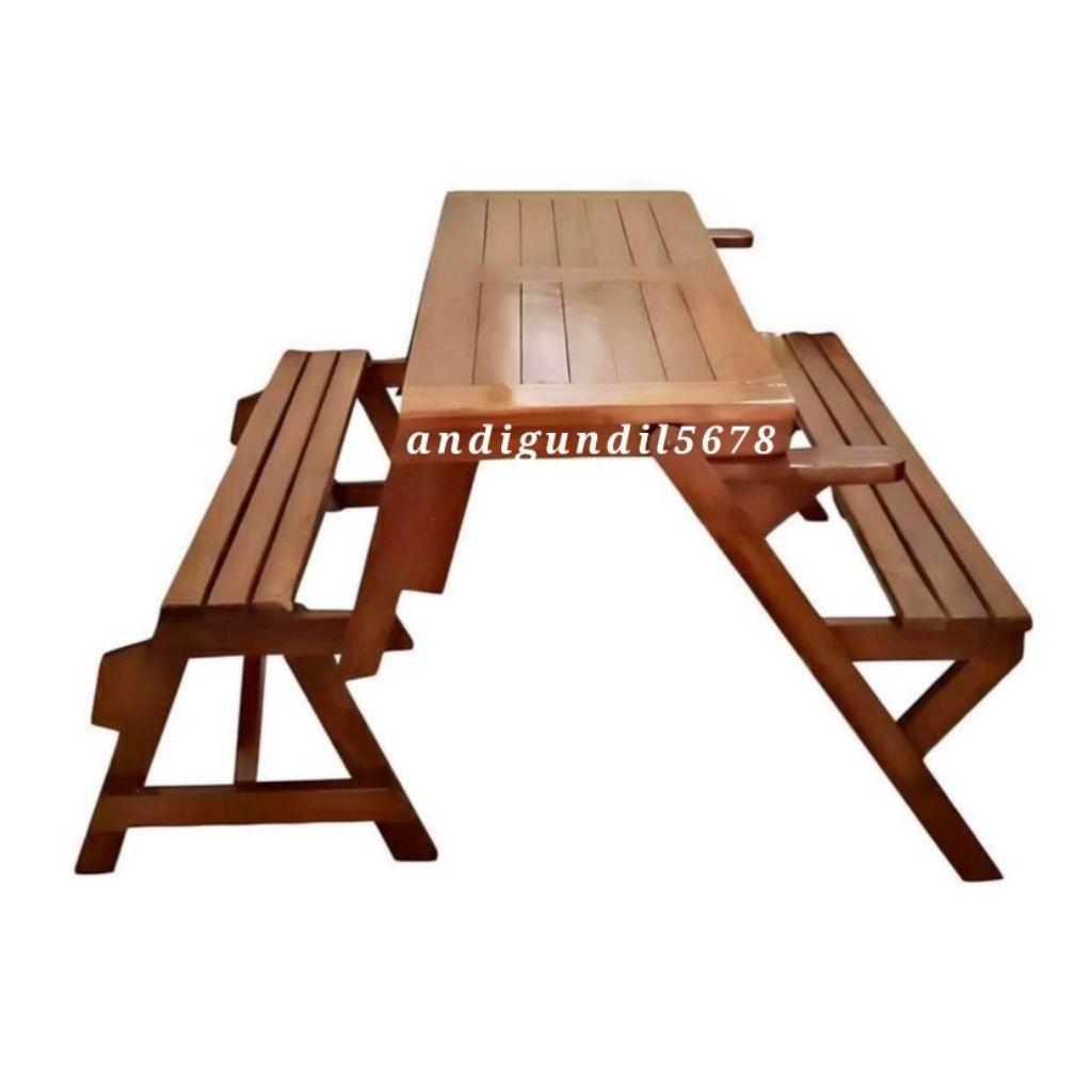 Kursi Bangku Lipat Full Kayu Jati Kursi Cafe Resto Full Kayu Jati Meja Makan Cafe Minimalis Meja Kur