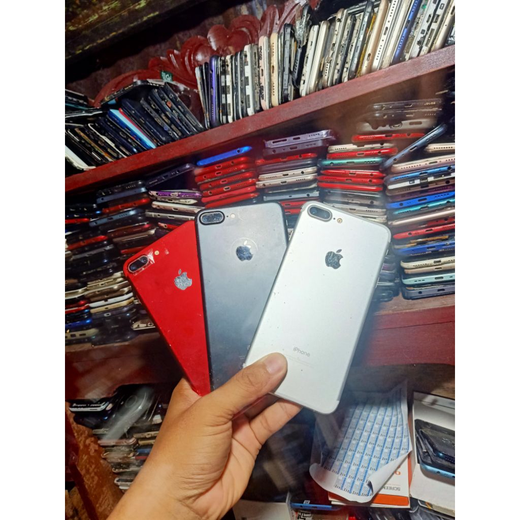 mesin iPhone 7plus normal tested lupa iCloud baca keterangan di bawah