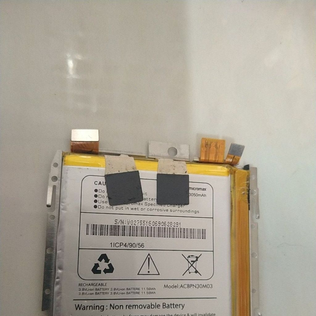 Batre Hp Micromax E485 Ori normal OK