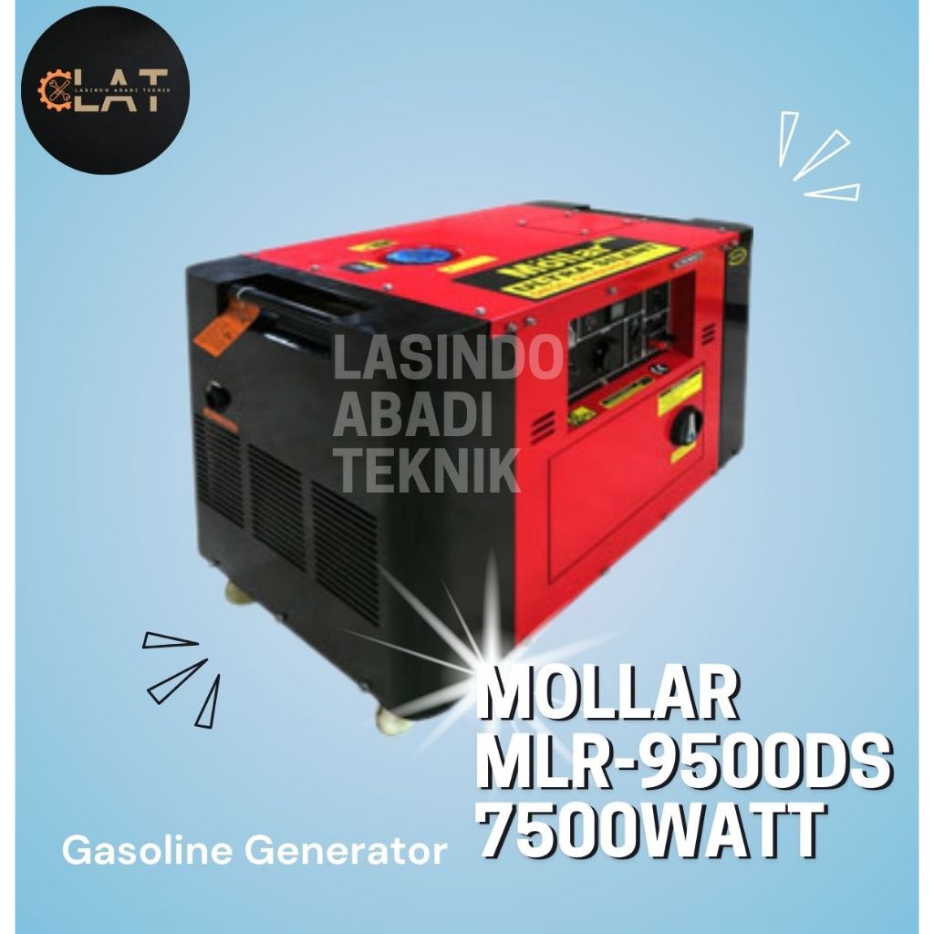 Generator Bensin Mollar MLR9500DS 6000WATT 7500WATT Genset MLR 9500 DS 6000 7500 WATT